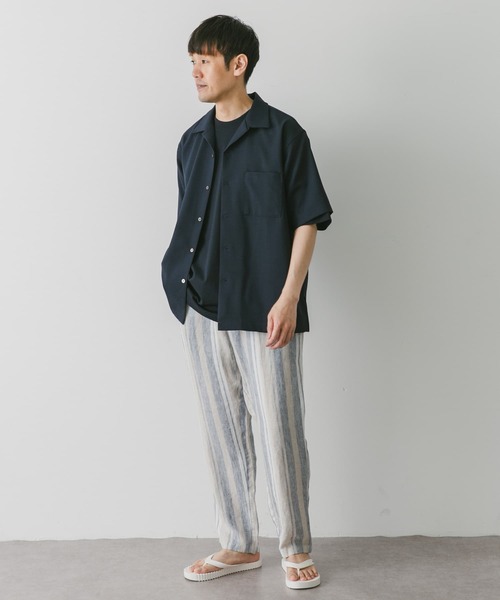 URBAN RESEARCH DOORS（アーバンリサーチドアーズ）の「『速乾』ドライパナマオープンカラーシャツ（シャツ/ブラウス・メンズ・モカ/ネイビー/チャコールグレー/ライトグレー・X-LARGE/MEDIUM/LARGE）」の16枚目の写真