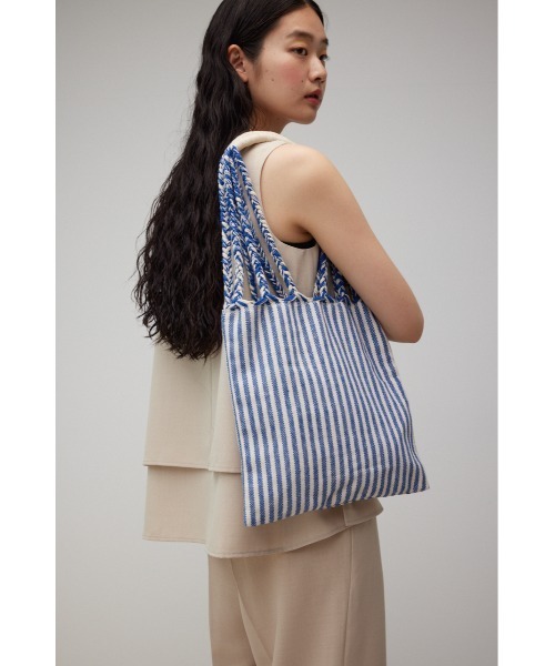 セール】ストライプ柄トートバッグ（ショルダーバッグ）｜AZUL BY