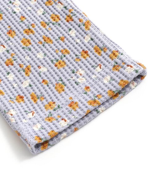 Ampersand（アンパサンド）の「お花柄前あきパジャマ（ルームウェア/パジャマ・キッズ・キナリ/ラベンダー・140/130/120/110/100/80/90）」の14枚目の写真