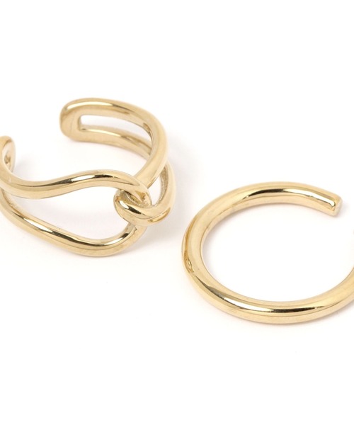 LEPSIM（レプシィム）の「2Pステンレスリング　960803（リング・レディース・シルバー/ゴールド・ONE SIZE）」の5枚目の写真