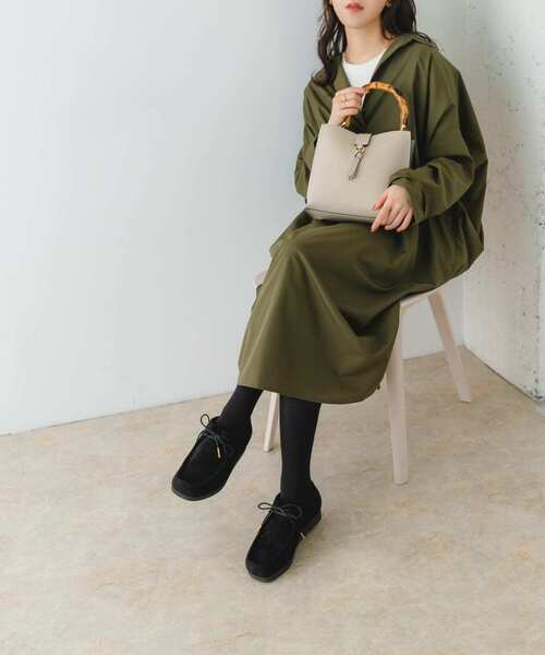 RODE SKO(ロデスコ)の「バンブー風バイカラーバッグ(ハンドバッグ・レディース・ホワイト/ブラック/ブルー/ブラウン系その他/ライトグレー・ONE)」の17枚目の写真