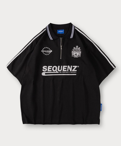 SEQUENZ（シークエンズ）の「【SEQUENZ】襟ラインハーフジップ