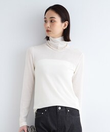 INDIVI | 【シアー】ハイネックニット(ニット/セーター)