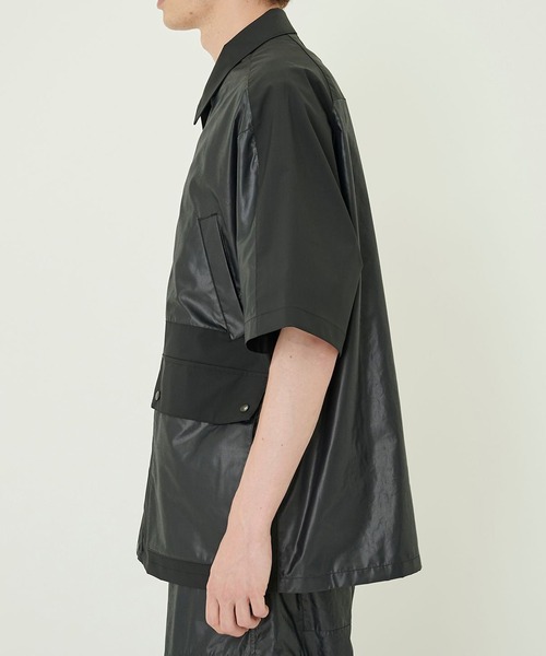 UNITED TOKYO（ユナイテッドトウキョウ）の「WAX VINTAGE M-65シャツ(半袖)（シャツ/ブラウス・メンズ・ダークグレー/ブラック・1/2）」の20枚目の写真