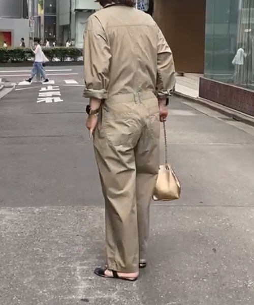 RIVE DROITE（リヴドロワ）の「ジャンプスーツ（サロペット/オーバーオール・レディース・カーキ/ブラック・FREE）」の13枚目の写真