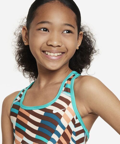 取寄) ナイキ キッズ ガールズ ドライ-フィット スウォッシュ ブラ