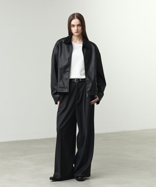 CALLNE サイドゴア ヒールブーツ BLK 42 CALLNE サイドゴア ヒールブーツ BLK 42