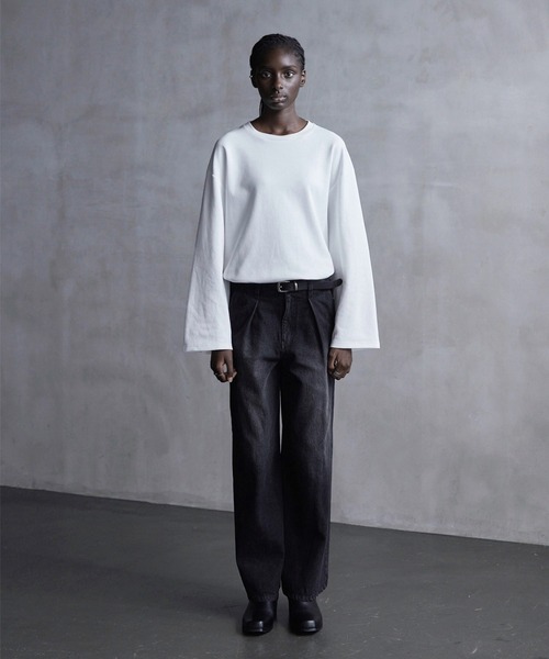 CALLNE】Squaretoe Real Leather Heelboots / スクエアトゥリアル