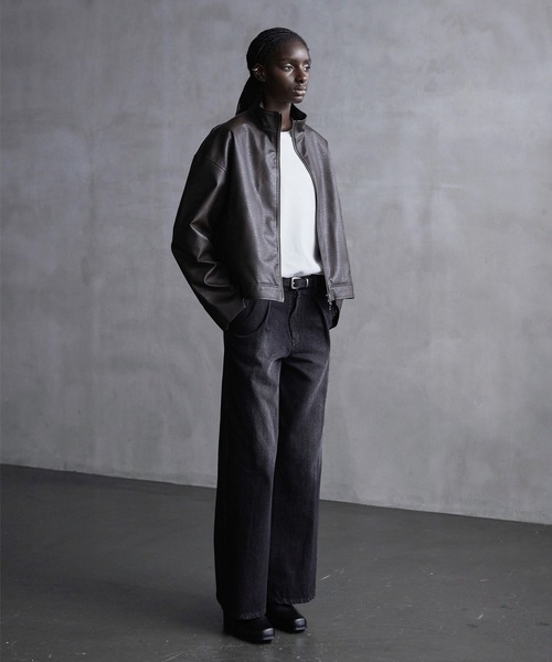 CALLNE】Squaretoe Real Leather Heelboots / スクエアトゥリアル