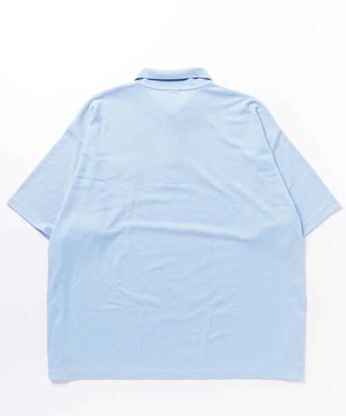 ONE DAY KMC (ワンデイケーエムシー)の「KK POLOIZM / DRY半袖ポロシャツ(ポロシャツ・メンズ・ホワイト/ロイヤルブルー/サックスブルー/ブラック/ネイビー・X3(6L~7L))」の11枚目の写真