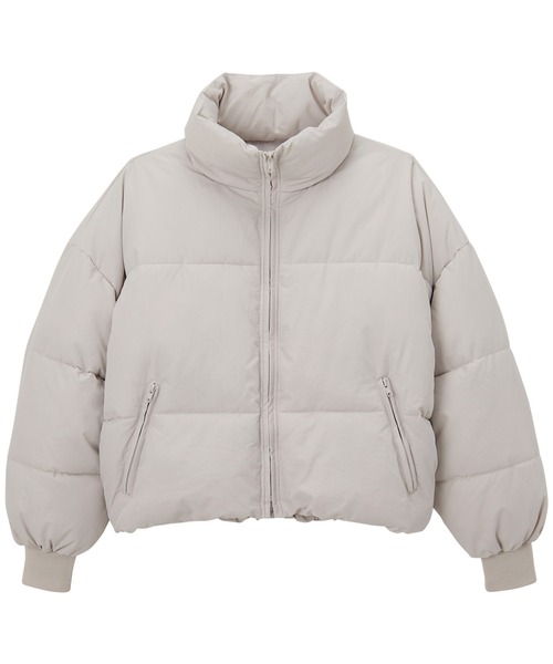 GeeRA（ジーラ）の「スタンドカラーフェイクダウンジャケット（ダウンジャケット/コート・レディース・アイボリー/ブラック/ブラウン・MEDIUM/LARGE）」の20枚目の写真