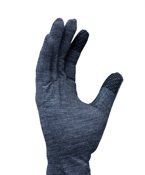 OUTDOOR RESEARCH（アウトドアリサーチ）の「OUTDOOR RESEARCH/アウトドアリサーチ Merino 150 Sensor Liners/メリノ150センサーライナー（手袋・メンズ・ブラック/チャコールグレー・LARGE/MEDIUM）」の5枚目の写真