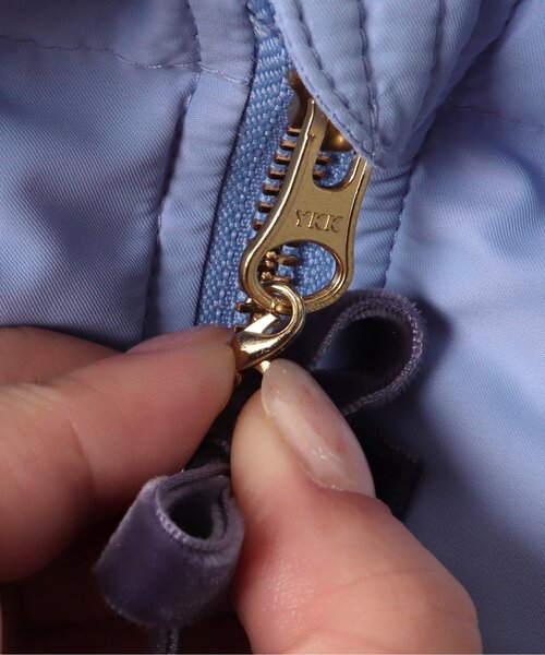 apres les cours（アプレレクール）の「【マシンウォッシャブル】ペプラム中綿アウター（ダウンジャケット/コート・キッズ・アイボリー/ブルー/エンジ/ネイビー・100/90/130/80/110/120/140）」の17枚目の写真