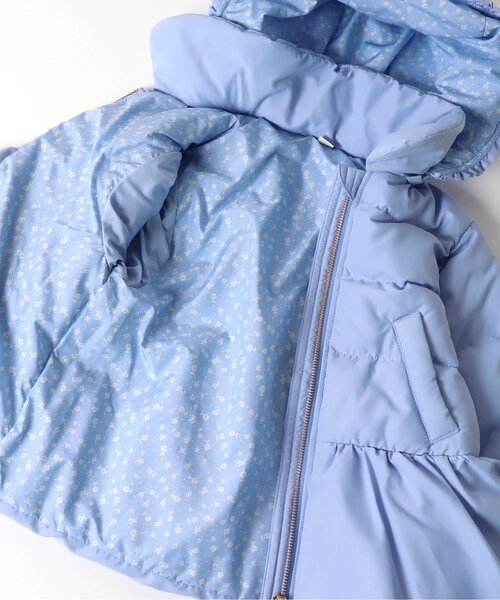 apres les cours（アプレレクール）の「【マシンウォッシャブル】ペプラム中綿アウター（ダウンジャケット/コート・キッズ・アイボリー/ブルー/エンジ/ネイビー・100/90/130/80/110/120/140）」の22枚目の写真