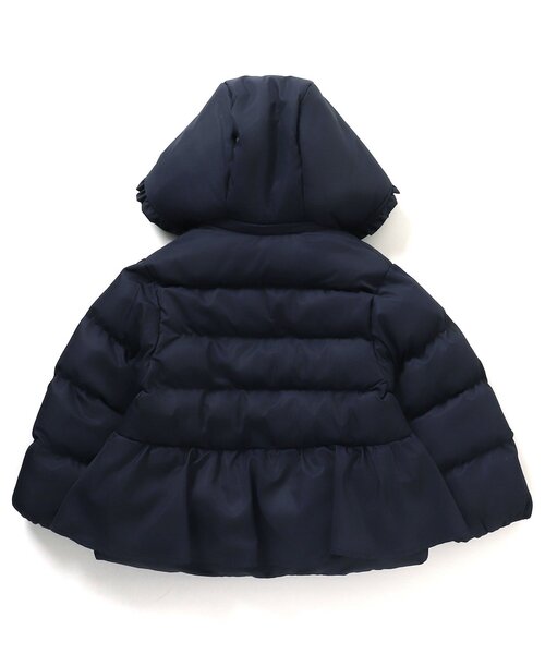 apres les cours（アプレレクール）の「【マシンウォッシャブル】ペプラム中綿アウター（ダウンジャケット/コート・キッズ・アイボリー/ブルー/エンジ/ネイビー・100/90/130/80/110/120/140）」の5枚目の写真