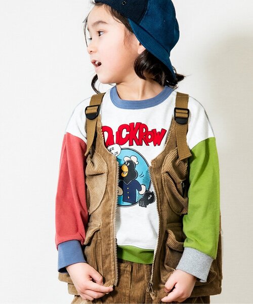 F.O.KIDS(エフオーキッズ)の「TEBURA VEST mini(ベスト・キッズ・インディゴブルー/ベージュ/ブラック・160/120/140)」の1枚目の写真