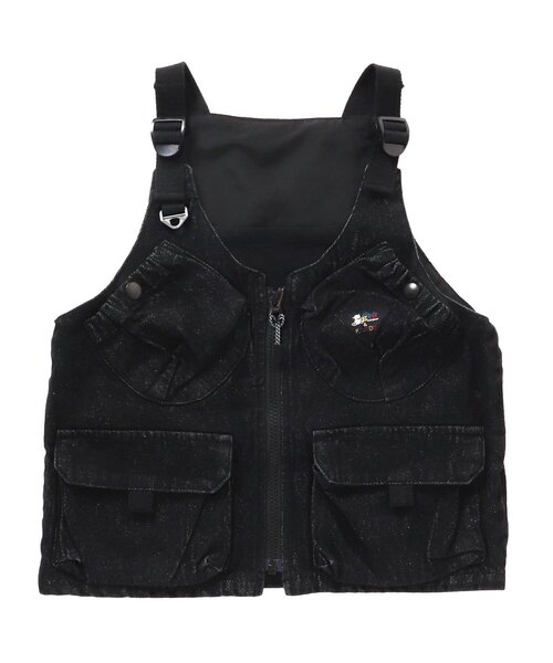 F.O.KIDS(エフオーキッズ)の「TEBURA VEST mini(ベスト・キッズ・インディゴブルー/ベージュ/ブラック・160/120/140)」の2枚目の写真