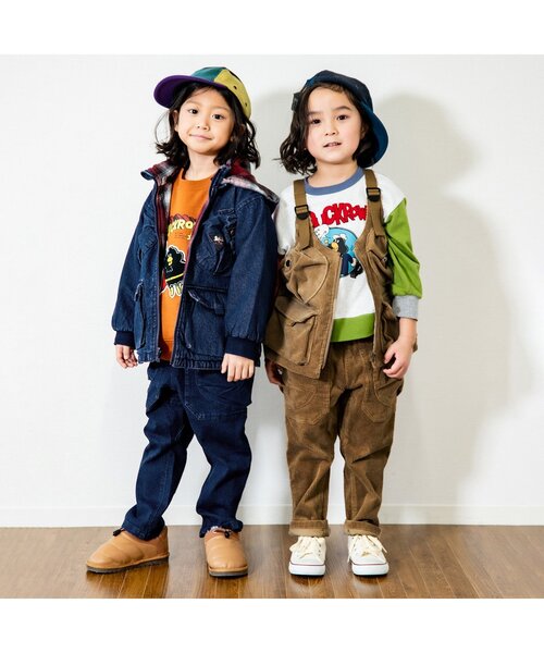 F.O.KIDS(エフオーキッズ)の「TEBURA VEST mini(ベスト・キッズ・インディゴブルー/ベージュ/ブラック・160/120/140)」の6枚目の写真