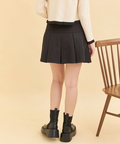titty&Co. PETIT(ティティアンドコープティ)の「【titty&Co.PETIT 】ボックスプリーツミニスカパン(スカート・レディース・グレー/ブラック・FREE)」の20枚目の写真