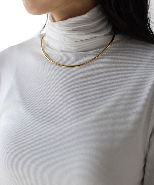 COMMRE（コムル）の「タートルリブインナー（Tシャツ/カットソー・レディース・ホワイト/チャコールグレー/ピンク/ライトグリーン・FREE）」の16枚目の写真