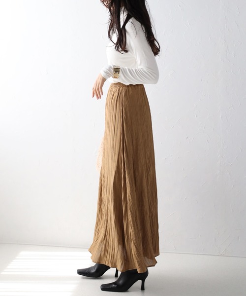 COMMRE（コムル）の「タートルリブインナー（Tシャツ/カットソー・レディース・ホワイト/チャコールグレー/ピンク/ライトグリーン・FREE）」の19枚目の写真