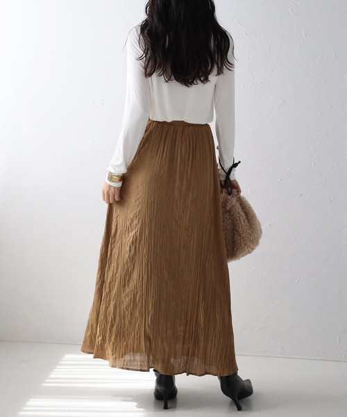 COMMRE（コムル）の「タートルリブインナー（Tシャツ/カットソー・レディース・ホワイト/チャコールグレー/ピンク/ライトグリーン・FREE）」の20枚目の写真