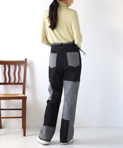 COMMRE（コムル）の「タートルリブインナー（Tシャツ/カットソー・レディース・ホワイト/チャコールグレー/ピンク/ライトグリーン・FREE）」の11枚目の写真