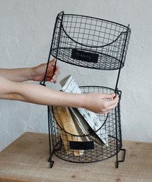 ONULIFE オンユーライフ　シェルフ&ワイヤーバスケット　セット ONULIFE オンユーライフ シェルフ&ワイヤーバスケット セット ONULIFE