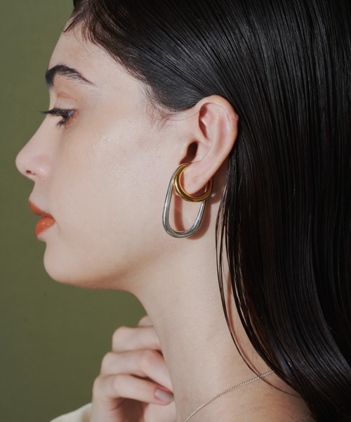 loni（ロニ）の「【金属アレルギー対応/新色追加】Double Earcuff Ring/ダブルイヤカフリング（リング・レディース・その他/シルバー・FREE）」の15枚目の写真