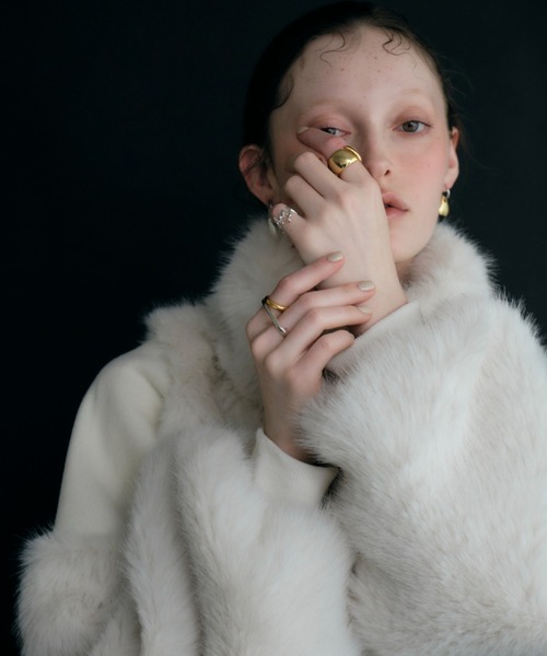 loni（ロニ）の「【金属アレルギー対応/新色追加】Double Earcuff Ring/ダブルイヤカフリング（リング・レディース・その他/シルバー・FREE）」の22枚目の写真