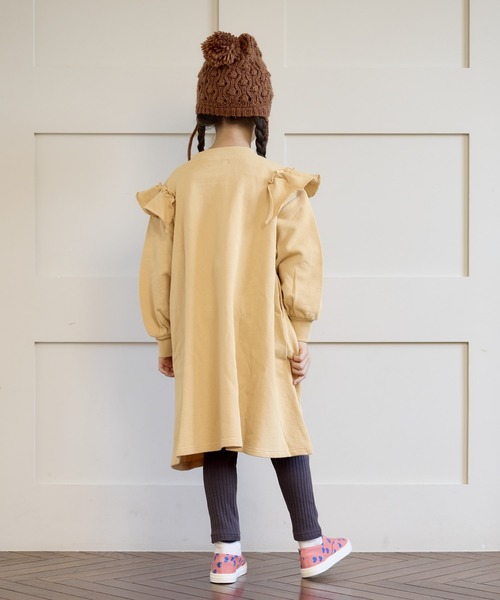 Life Support Products（ライフサポートプロダクツ）の「ボリュームフリルワンピース（90～150cm）（ワンピース・キッズ・チャコール/ラベンダー/イエロー・150/90/140/130/120/110/100）」の5枚目の写真