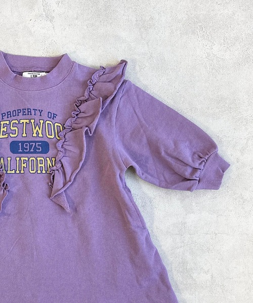 Life Support Products（ライフサポートプロダクツ）の「ボリュームフリルワンピース（90～150cm）（ワンピース・キッズ・チャコール/ラベンダー/イエロー・150/90/140/130/120/110/100）」の12枚目の写真