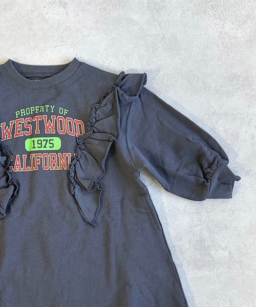 Life Support Products（ライフサポートプロダクツ）の「ボリュームフリルワンピース（90～150cm）（ワンピース・キッズ・チャコール/ラベンダー/イエロー・150/90/140/130/120/110/100）」の11枚目の写真