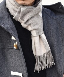SHIPS any | SHIPS any: カシミヤ リバーシブル チェック マフラー◇(マフラー)
