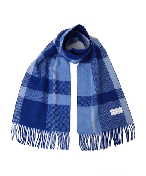 SHIPS any（シップス エニィ）の「SHIPS any: カシミヤ リバーシブル チェック マフラー◇（マフラー・メンズ・ダークグレー/ベージュ/ブルー/ネイビー・ONE SIZE）」の22枚目の写真