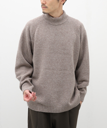 ATON | 【ATON / エイトン】WOOL KANOKO MOCKNECK SWEATER(ニット/セーター)