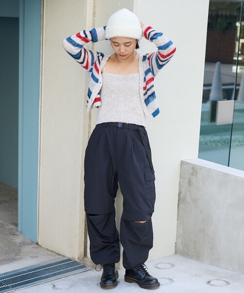 【美品】ボーダー　ニット セール】【セットアイテム】ボーダー ニットセット/アンサンブルニット