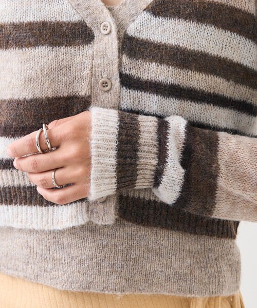 セール】【セットアイテム】ボーダー ニットセット/アンサンブル