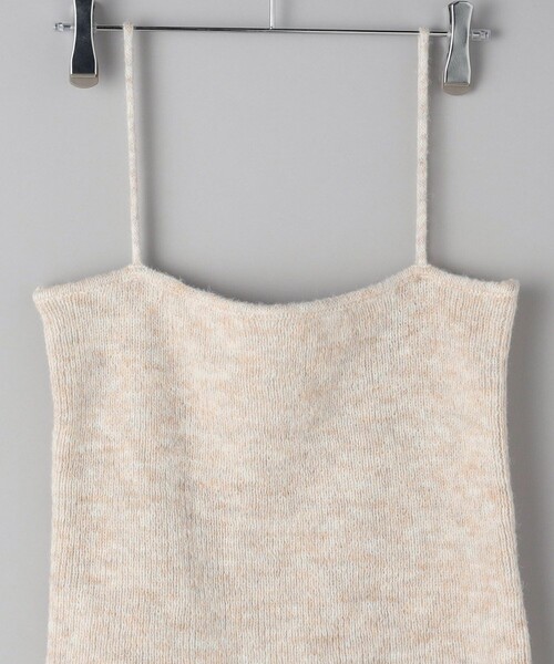 プリーツプリーズ セットアップ カーディガン アンサンブル ボーダー ボーダー柄キャミソールXカーディガンニットアンサンブル[ac2194