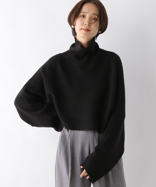 LEPSIM（レプシィム）の「7ゲージ2Pセットプルオーバー　183612（ニット/セーター・レディース・ブラック/ブラウン/ブルー・FREE）」の4枚目の写真