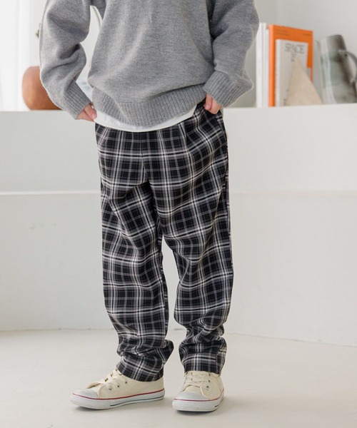 GLOBAL WORK(グローバルワーク)の「起毛サマ楽テーパード/907681(その他パンツ・キッズ・チェック/その他/ブラック・160cm/110cm/130cm/150cm/100cm/120cm/140cm)」の13枚目の写真