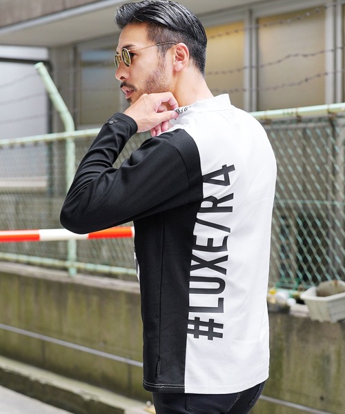 jiggys shop(ジギーズショップ)の「ラバープリントモックネックロンT カットソー ゴルフ(Tシャツ/カットソー・メンズ・ブラック/チャコールグレー/ホワイト・MEDIUM/LARGE)」の18枚目の写真