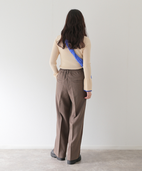 COMMRE（コムル）の「【COMMRE / コムル】ベルスリーブニットプルオーバー（ニット/セーター・レディース・ブラウン/ベージュ/ネイビー・FREE）」の10枚目の写真