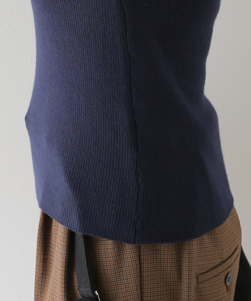 COMMRE（コムル）の「【COMMRE / コムル】ベルスリーブニットプルオーバー（ニット/セーター・レディース・ブラウン/ベージュ/ネイビー・FREE）」の21枚目の写真