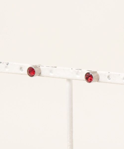 Fun & Daily（ファンアンドデイリー）の「F&D : カラーストーンマグネットクリップ（イヤリング・レディース・イエロー/ブラック/ブルー/クリア/グリーン/ピンク/レッド/ライトブルー・FREE）」の11枚目の写真