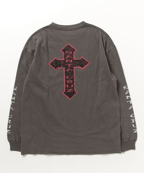 SANTA CRUZ（サンタクルーズ）の「【ムラサキスポーツ限定】SANTACRUZ/サンタクルーズ ロンTee オーバーサイズ フロントプリント ユニセックス 502241401（Tシャツ/カットソー・メンズ・ブラック/ブラック系その他/ブラック系その他4/ブラック系その他2/ブラック系その他3・M/L/XL）」の18枚目の写真