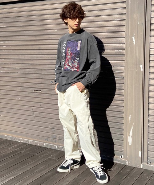 SANTA CRUZ（サンタクルーズ）の「【ムラサキスポーツ限定】SANTACRUZ/サンタクルーズ ロンTee オーバーサイズ フロントプリント ユニセックス 502241401（Tシャツ/カットソー・メンズ・ブラック/ブラック系その他/ブラック系その他4/ブラック系その他2/ブラック系その他3・M/L/XL）」の13枚目の写真