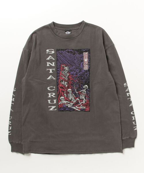 SANTA CRUZ（サンタクルーズ）の「【ムラサキスポーツ限定】SANTACRUZ/サンタクルーズ ロンTee オーバーサイズ フロントプリント ユニセックス 502241401（Tシャツ/カットソー・メンズ・ブラック/ブラック系その他/ブラック系その他4/ブラック系その他2/ブラック系その他3・M/L/XL）」の20枚目の写真
