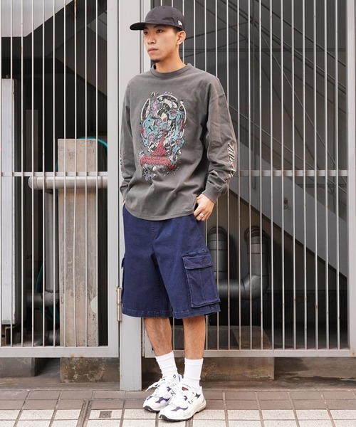 SANTA CRUZ（サンタクルーズ）の「【ムラサキスポーツ限定】SANTACRUZ/サンタクルーズ ロンTee オーバーサイズ フロントプリント ユニセックス 502241401（Tシャツ/カットソー・メンズ・ブラック/ブラック系その他/ブラック系その他4/ブラック系その他2/ブラック系その他3・M/L/XL）」の21枚目の写真