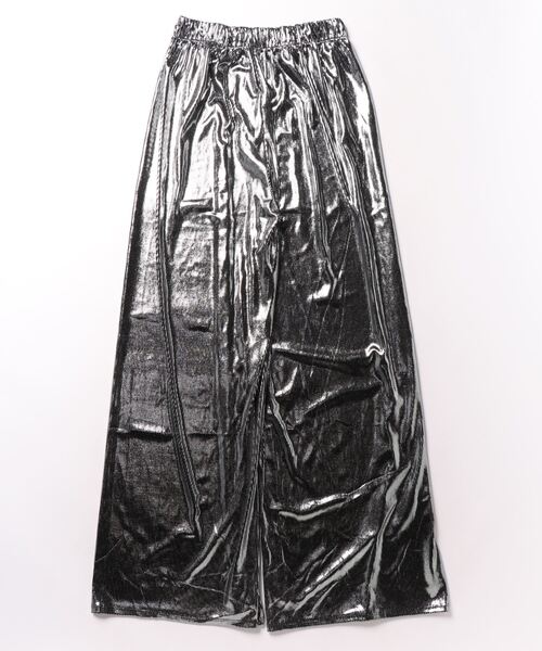 Settimissimo（セッティミッシモ）の「ITALYメタリックグリッター フレアパンツ（その他パンツ・レディース・シルバー・FREE）」の2枚目の写真